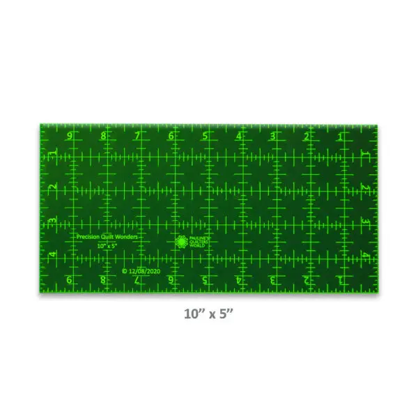 Precision Quilt Wonders Ruler 10" x 5"