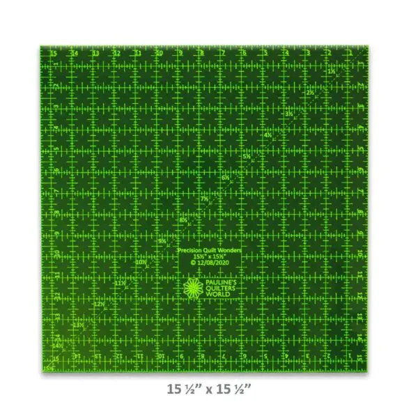 Precision Quilt Wonders Ruler 15 1/2" x 15 1/2"