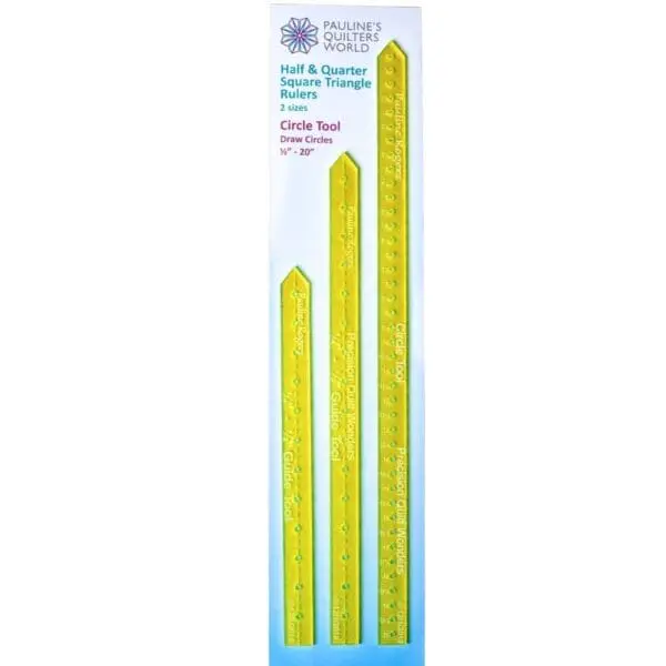 Half & Quarter Square Triangle Rulers and Circle Tool