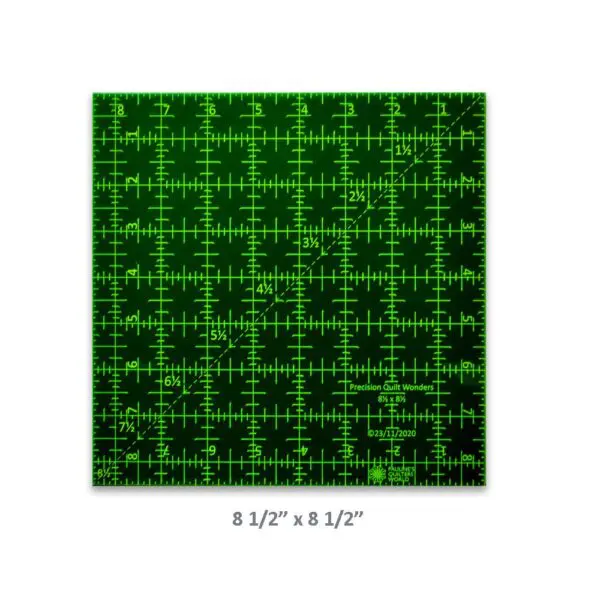 Precision Quilt Wonders Ruler 8 1/2" x 8 1/2"