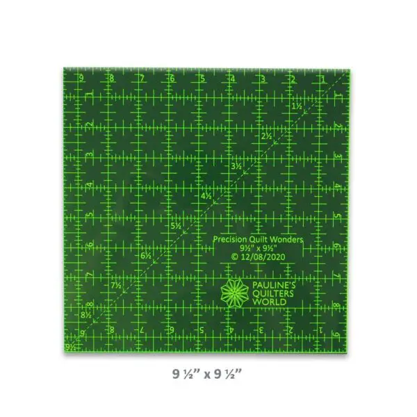 Precision Quilt Wonders Ruler 9 1/2" x 9 1/2"