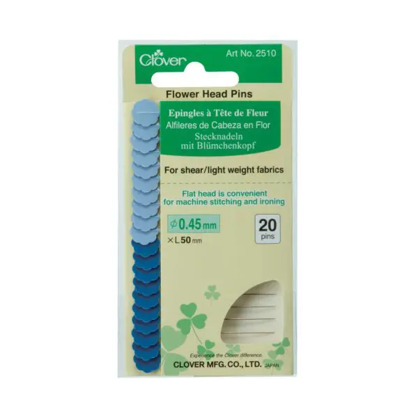 Clover Flower Head Pins (20 pack)
