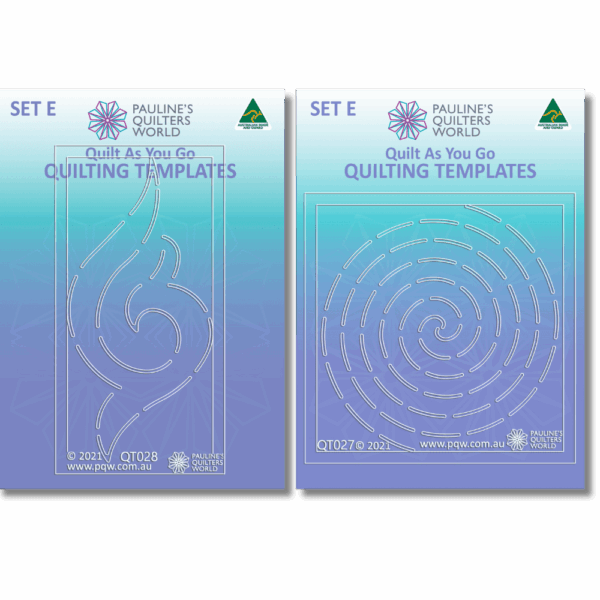QAYG Quilting Templates Set E