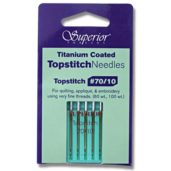 Superior Titanium Coated Top Stitch Needles 70/10