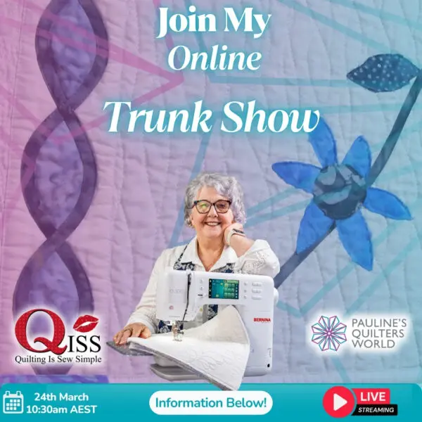 QISS CLUB MEMBERS FREE Online Trunk Show - 23rd/24th March 2026