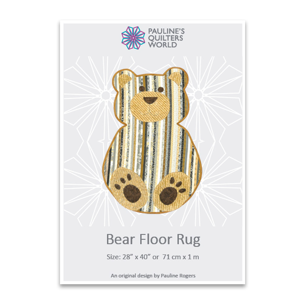 Bear Floor Rug Pattern Pauline S, Bear Floor Rug