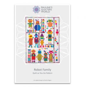 Robot Family Quilt Pattern