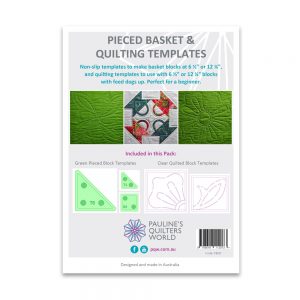 Pieced Basket and Quilting Templates