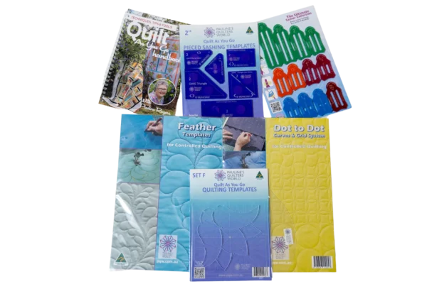 QISS Essentials kit containing quilting rulers, templates and notions